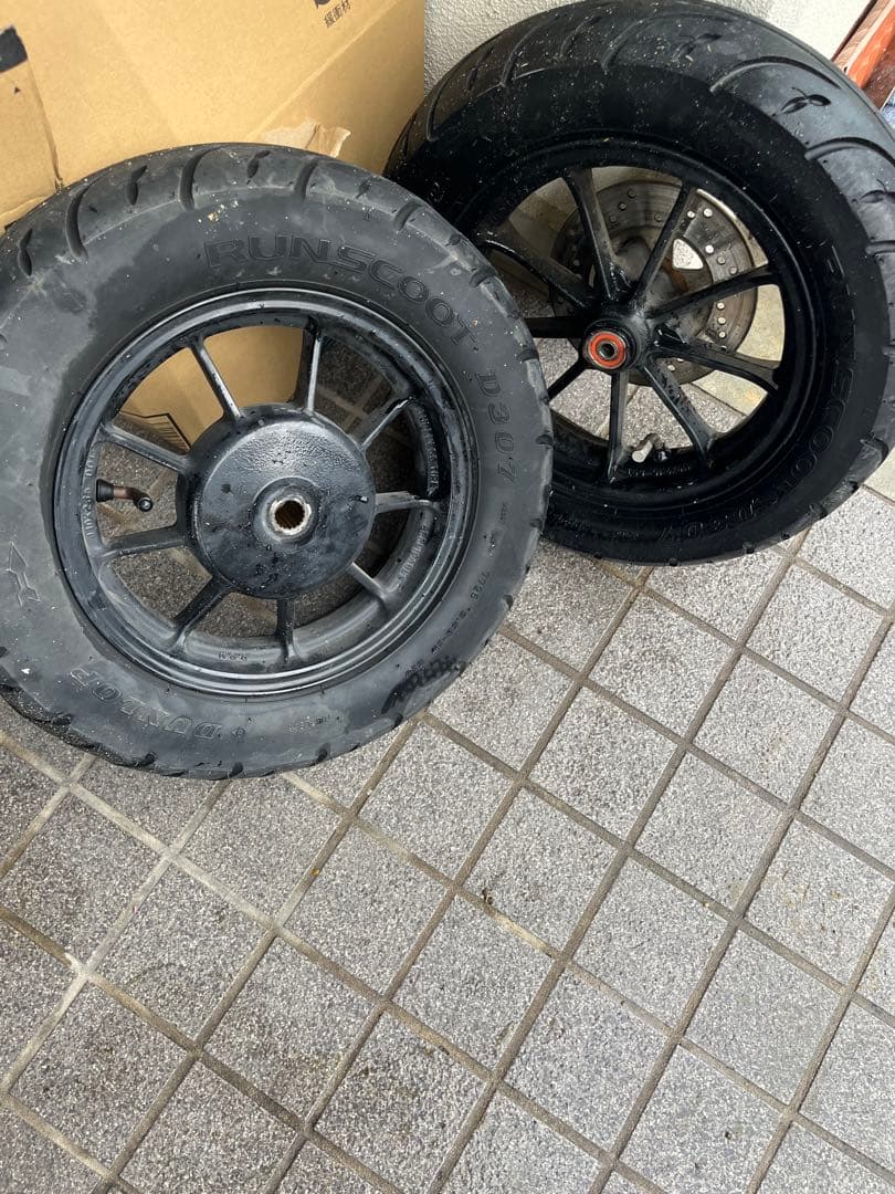 アドレスv125gホイールrpm廃盤レア　10インチ KITACO/RPM アドレスv125g 10インチリヤアルミホイール のパーツ