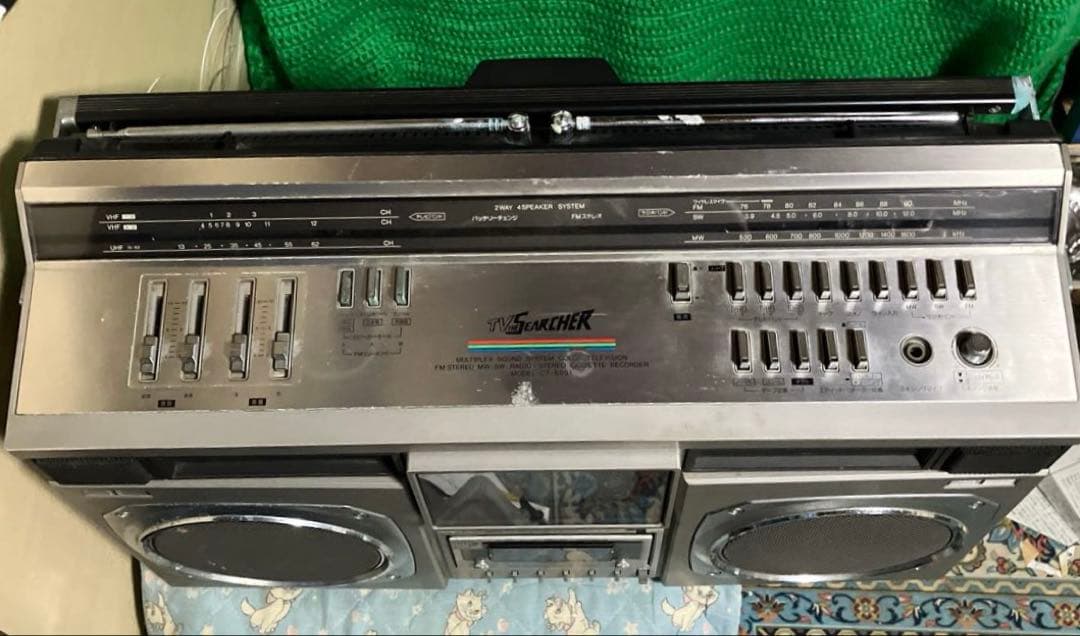 ⭕️マミ⭕️様と商談中Sharp tvSearcherラジカセットテレビ