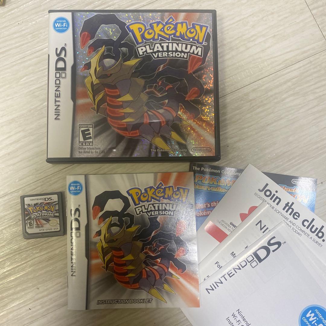 海外版】ポケットモンスタープラチナ【未受取り配布データあり