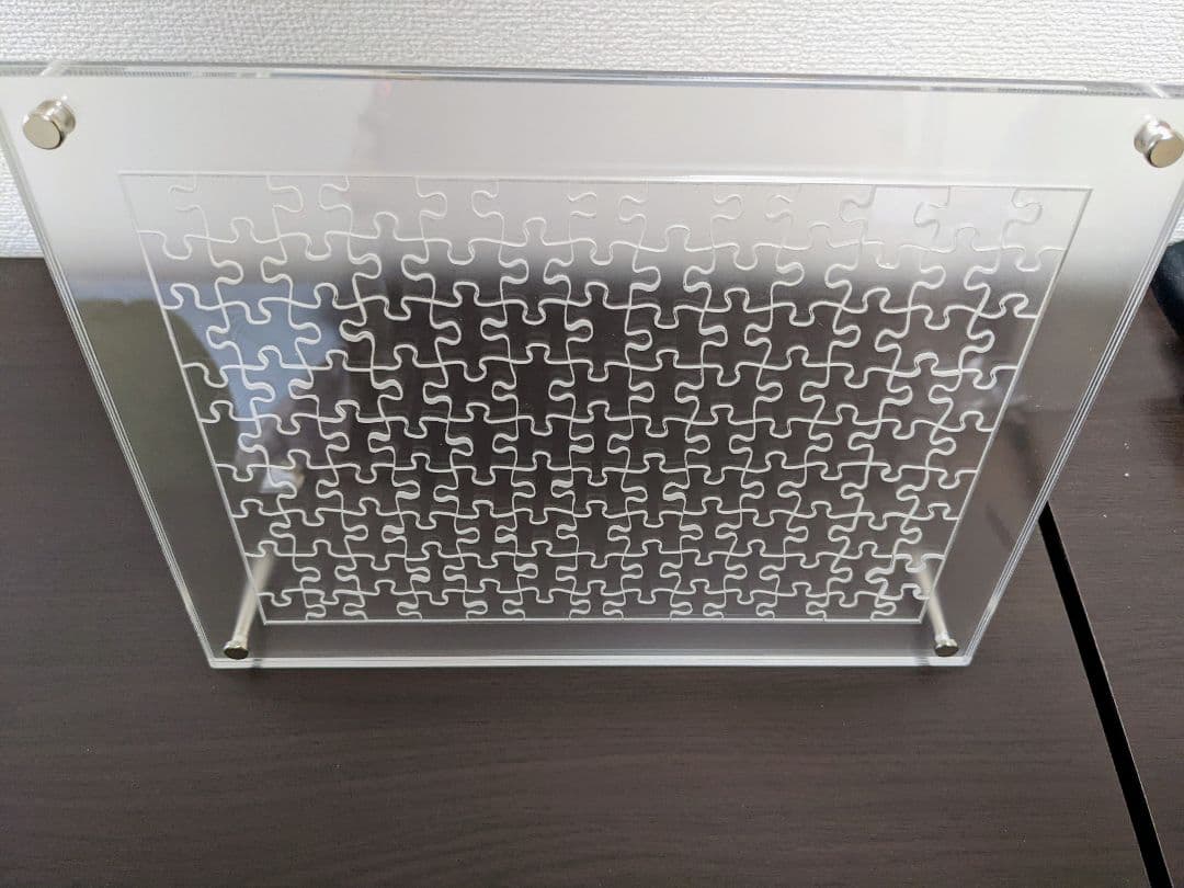 ★値下げ★ガラスのジグソーパズル 29.5cm✕23cm アクリルフレーム付