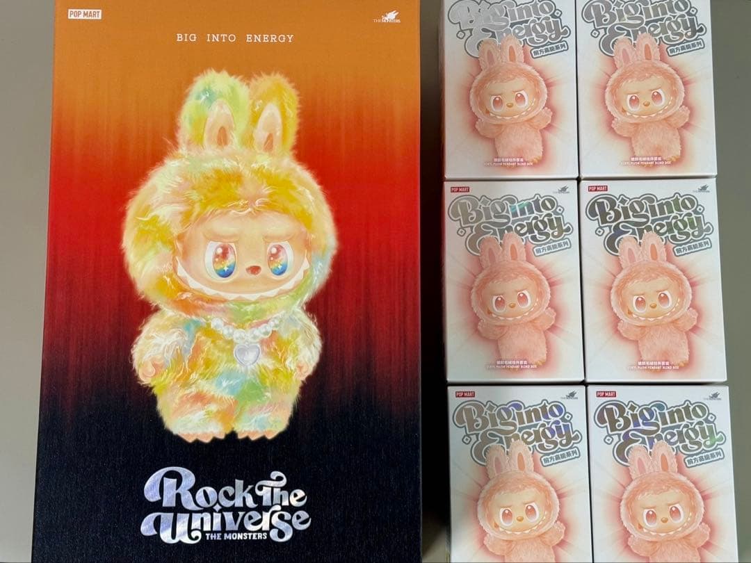 ◾️激安　ROCK THE UNIVERSE ラブブ　エナジー　7点セット POP MART（ポップマート） POP MART THE MONSTERS Big into Energy