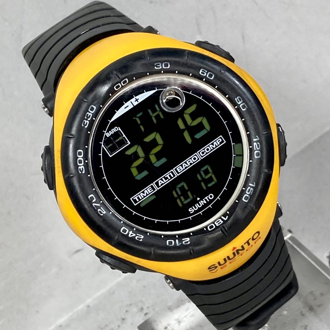 美品 SUUNTO スント VECTOR ベクター イエロー ブラック 廃盤 - メルカリ