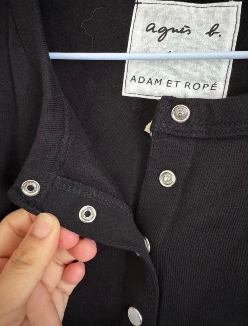 新品 agnes b.× ADAM ET ROPE裏起毛 カーディガン