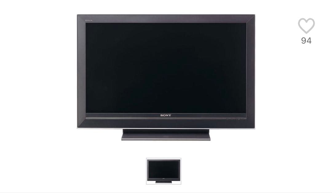 40インチのSONY製液晶テレビ本体KDL-40V3000 2008年製 - メルカリ