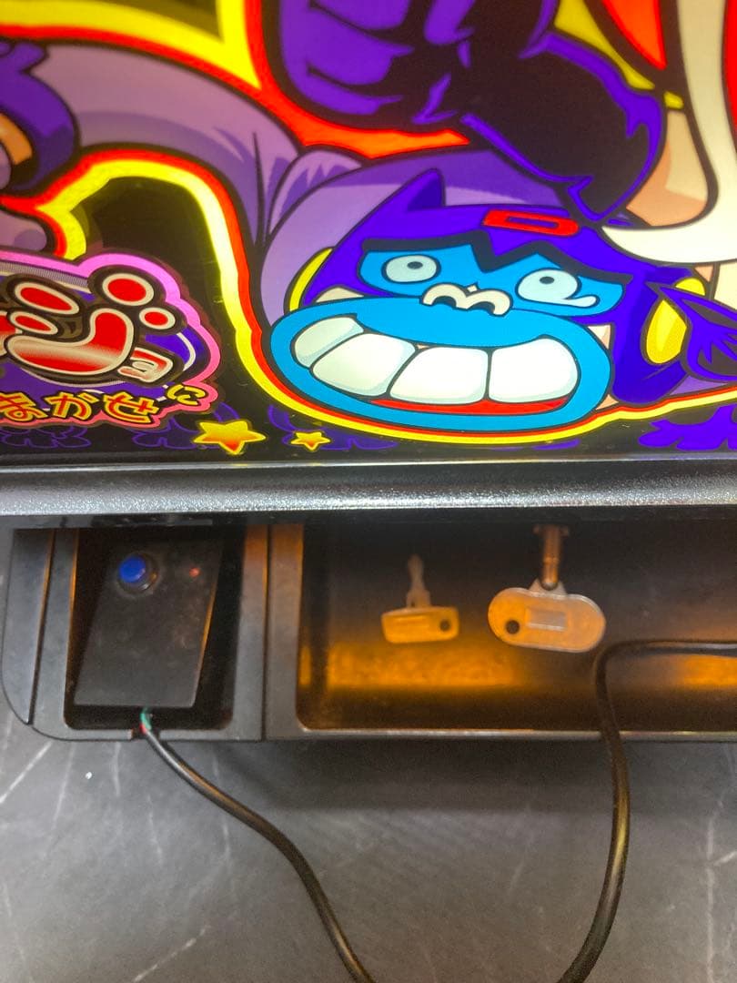 パチスロ実機 ドロンジョ コイン不要機 ボリューム 設定、ドアキー 4号機