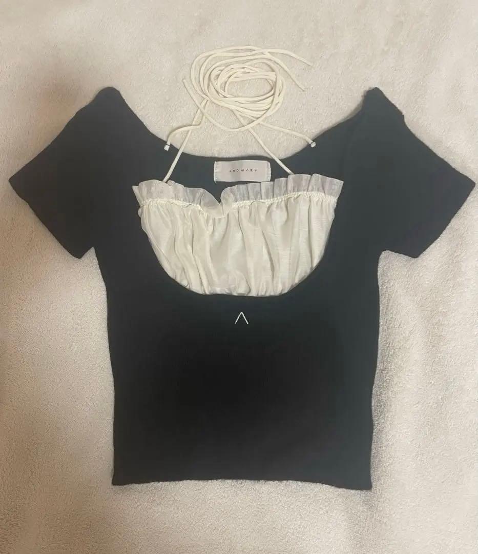andmary Mew frill tops black - メルカリ