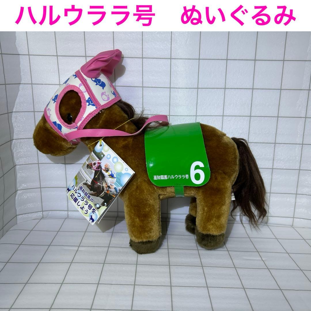 ハルウララ 高知競馬 応援しよう ぬいぐるみ タグ付き メンコ - メルカリ
