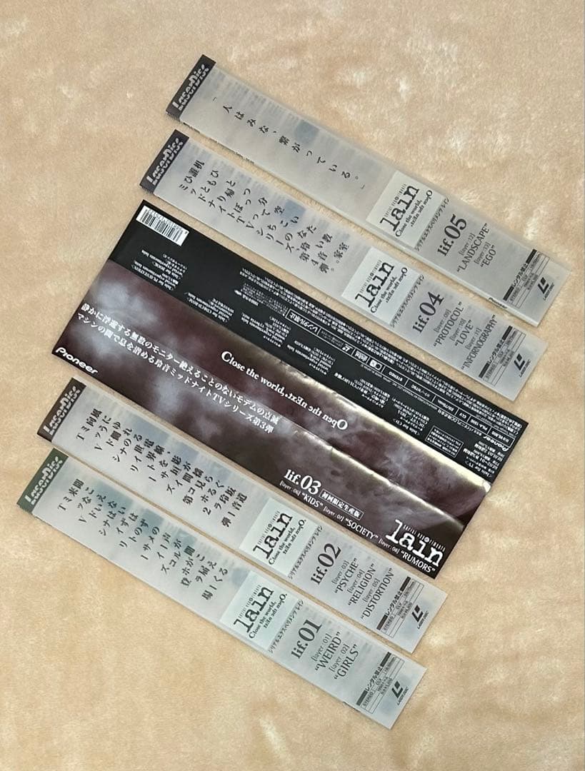 serial experiments lain 初回限定レーザーディスクBOX‼️ - メルカリ