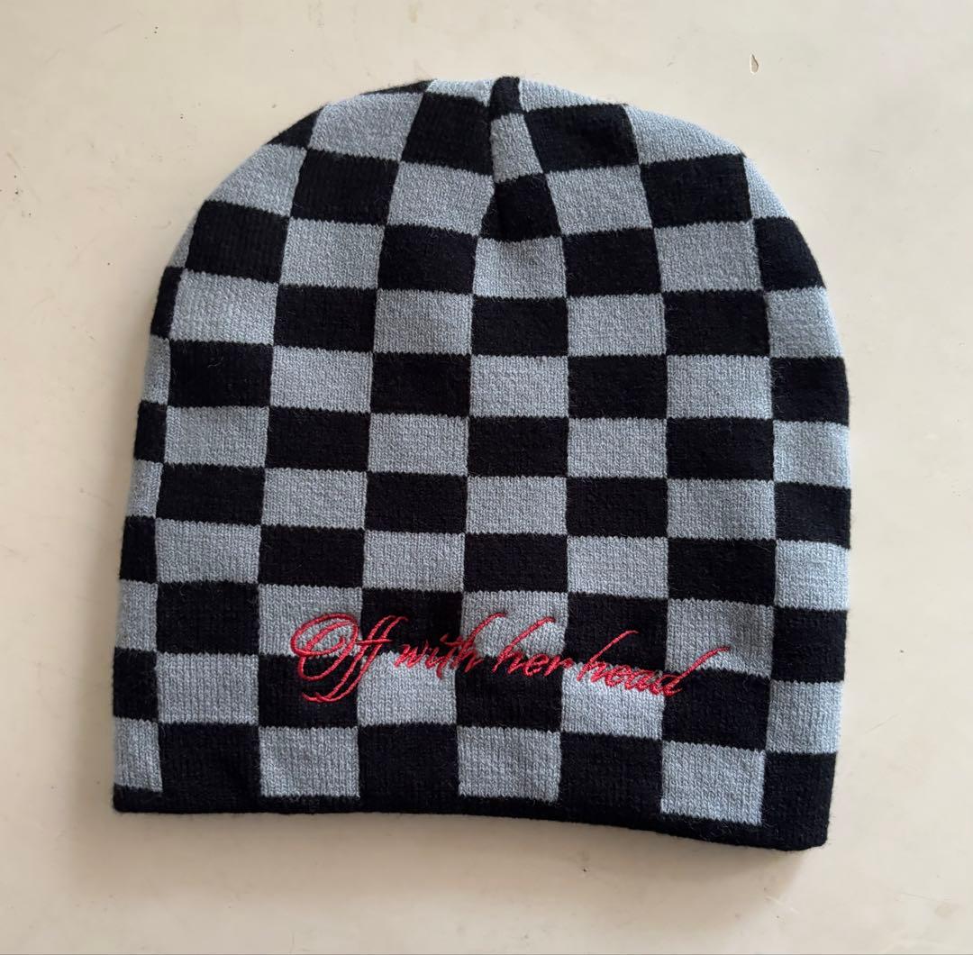 Lady Gaga OWHH Gray × Black メッセージ刺繍ビーニー - メルカリ