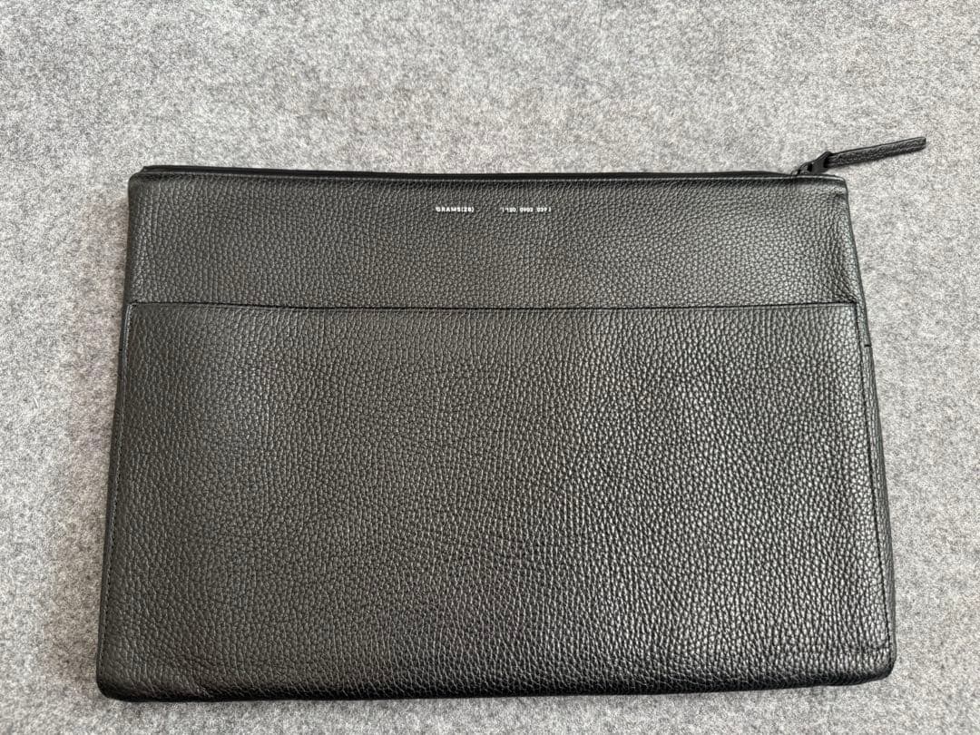 GRAMS28 120レザーフォリオ ペブルドレザー ブラック 120レザーフォリオ｜ペブルドレザーGRAMS28