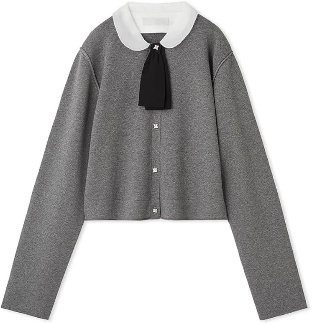 セルフォード デタッチャブル総針カーディガン グレー 36サイズ CELFORD（セルフォード） (10%OFF&300円OFF) デタッチャブル総針