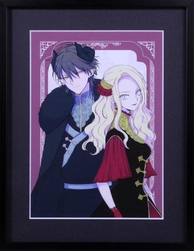 悪役令嬢の中の人 推しちゃれ A賞 高精細複製画 まき