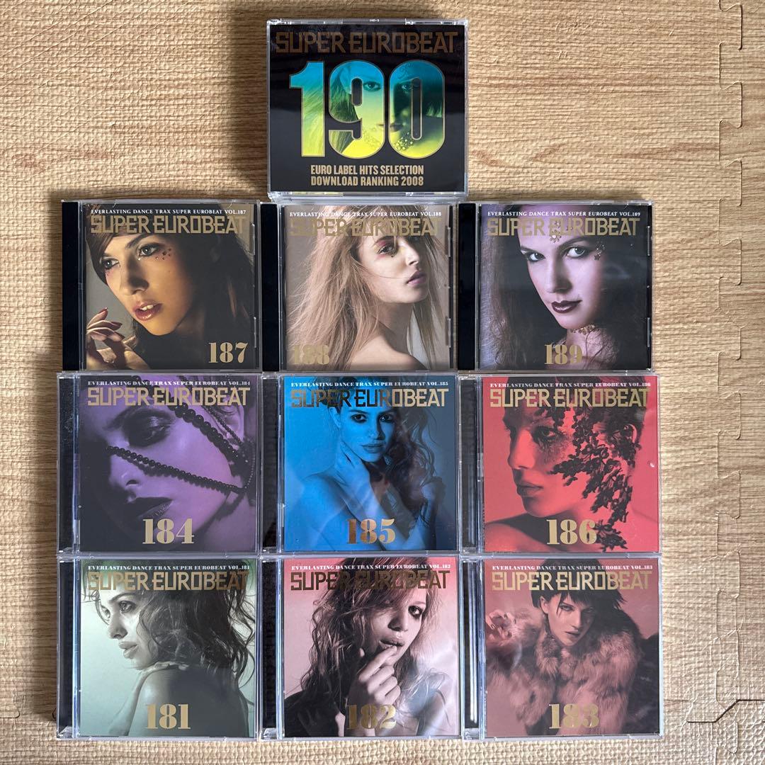 帯付き】スーパーユーロビート VOL.181〜190セット - メルカリ