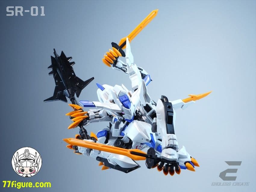 海外 中華製バエル バルバトス似 形態切替 MGSD相当 発光 組立式