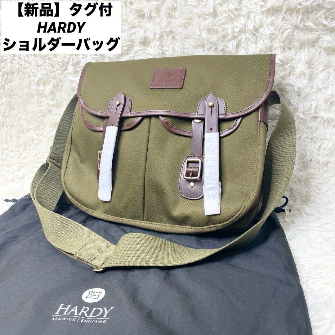 新品】タグ付き HARDY ショルダーバッグ キャンバス カーキ - メルカリ