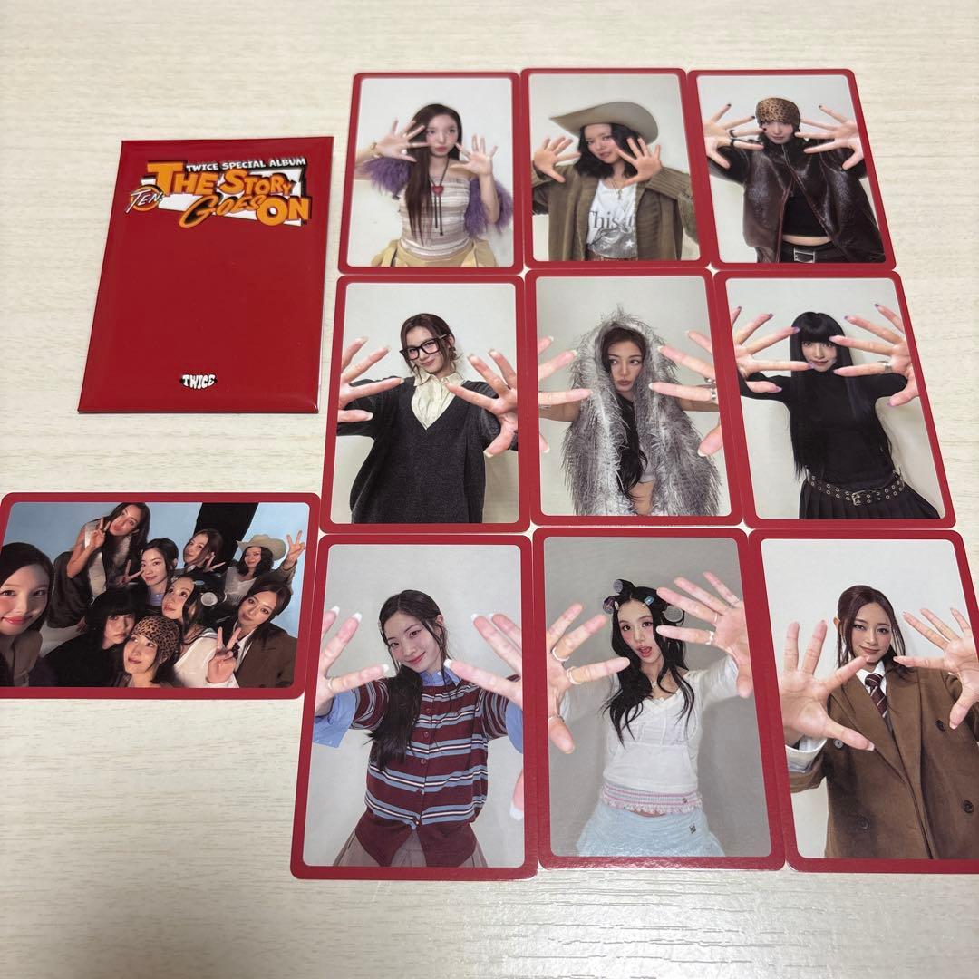 TWICE 初回限定トレカセット THE STORY GOES ON - メルカリ