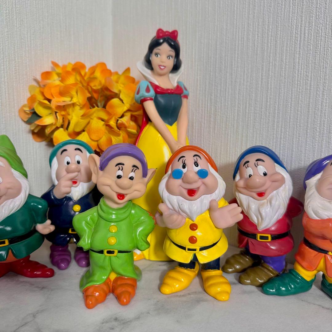 白雪姫 7人のこびと ディズニー 七人の小人 フィギュアセット レトロ