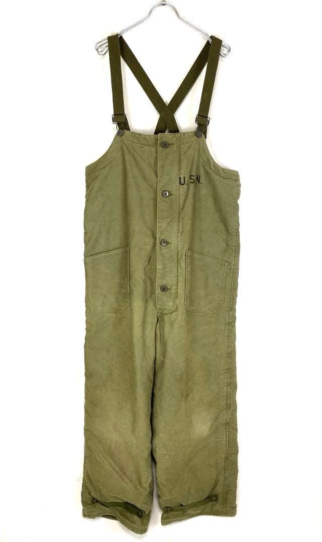 40s ビンテージ US NAVY デッキパンツ N-1 米軍実物 Mの通販はau PAY