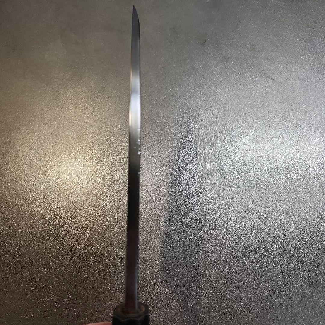 銀三　出刃包丁　16.5cm　5.5寸　水牛八画柄