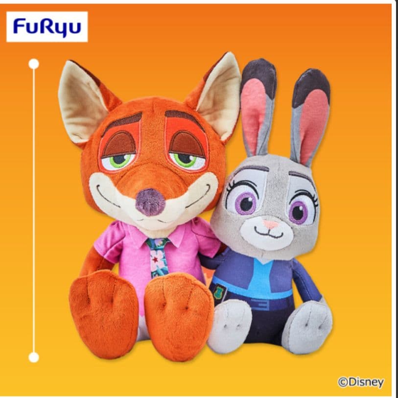 ディズニー ズートピア2 ぬいぐるみ セット ペア ジュディ ニック
