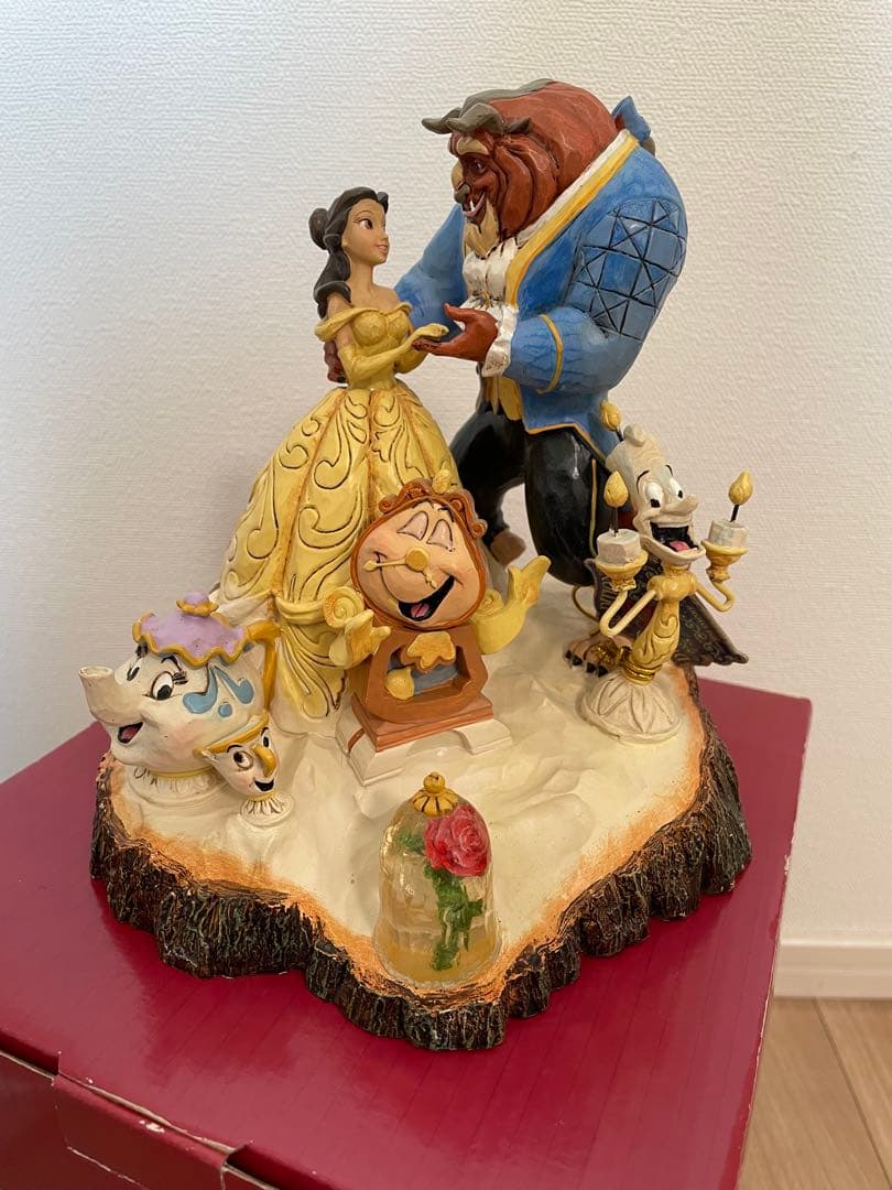 ディズニー 美女と野獣 フィギュア 約20cm ディズニーショーケース 美女と野獣 フィギュア - ディズニー