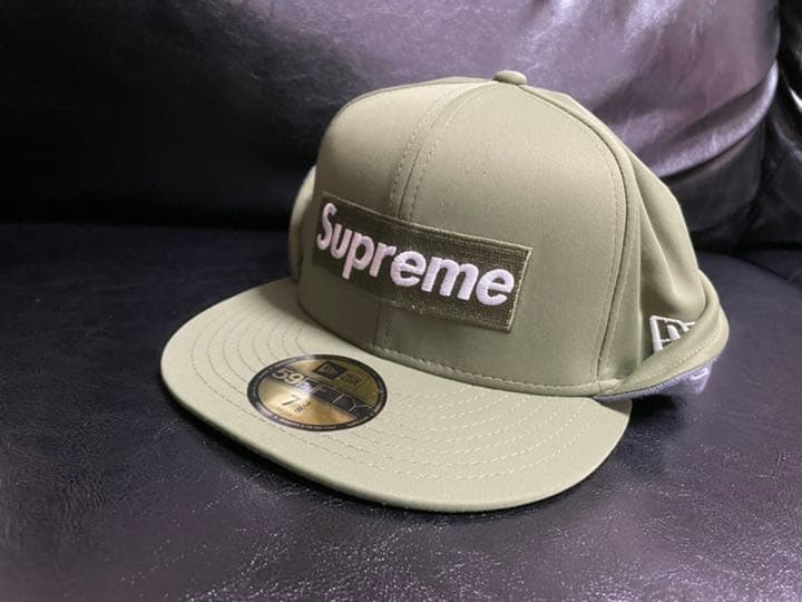 Supreme 59FIFTY ストライプキャップ 7 3/8