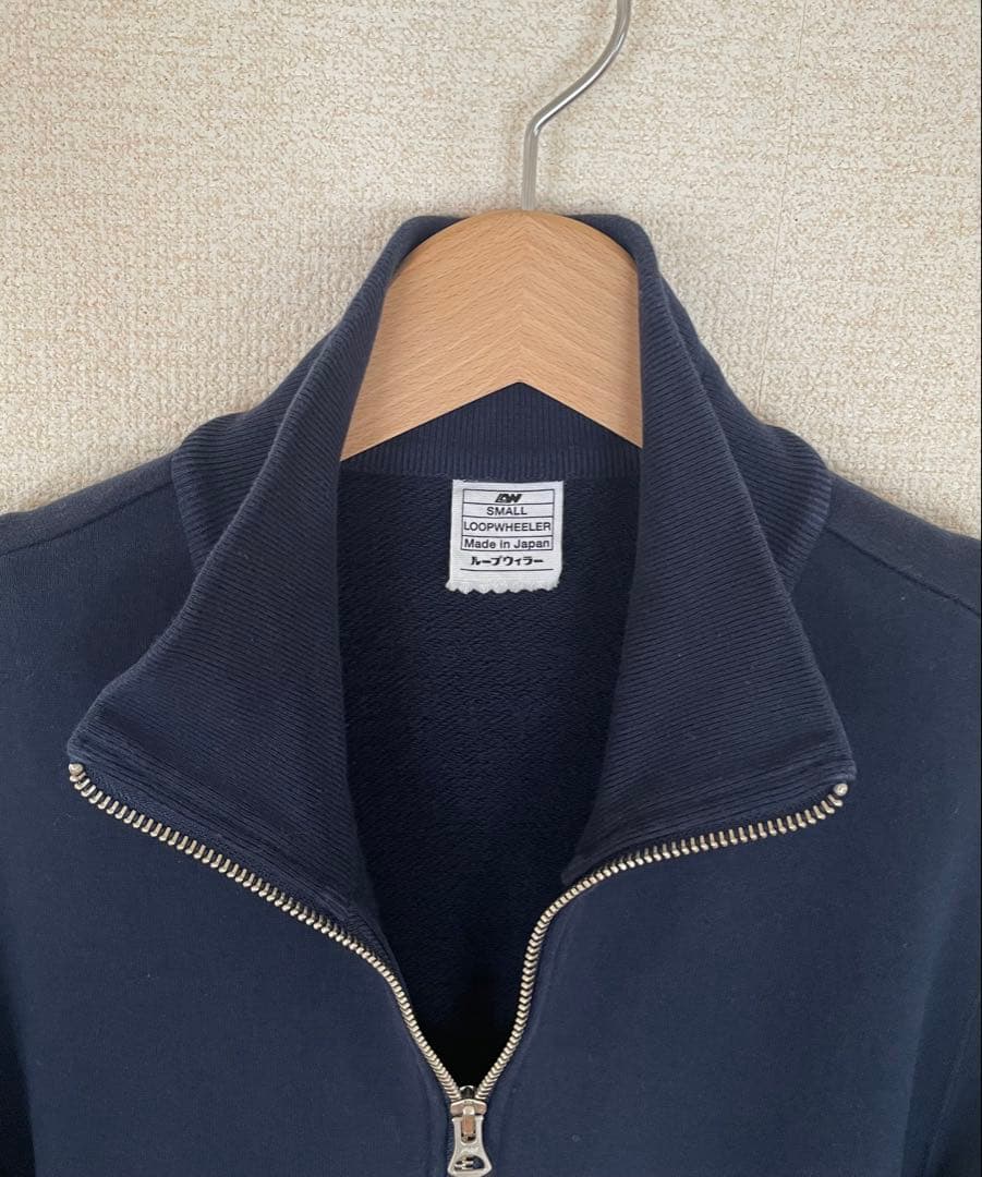 LOOPWHEELER 】LW79 吊り編みトラックジャケット LW ネイビー - メルカリ