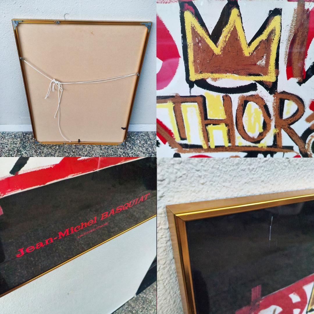 ジャン ミシェル バスキア \"THOR\" 雷神 アートポスター 額縁入り