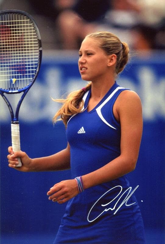 女子テニス アンナ・クルニコワ 証明書付き 直筆サイン入りフォト