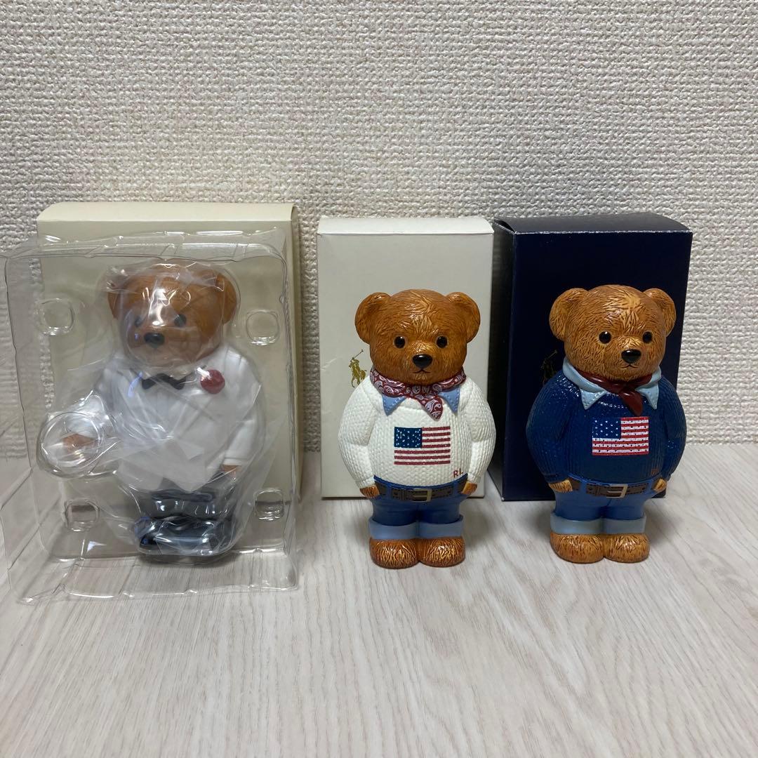 非売品 ポロベア フィギュア 3体セット トイ ノベルティ ラルフ