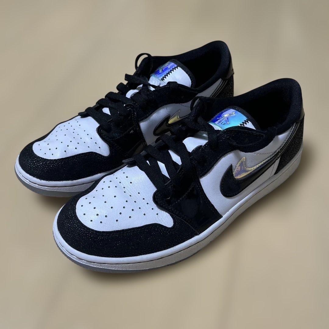 Nike Air Jordan 1 Low ブラック/ホワイト　２８㎝　used s-l400.jpg