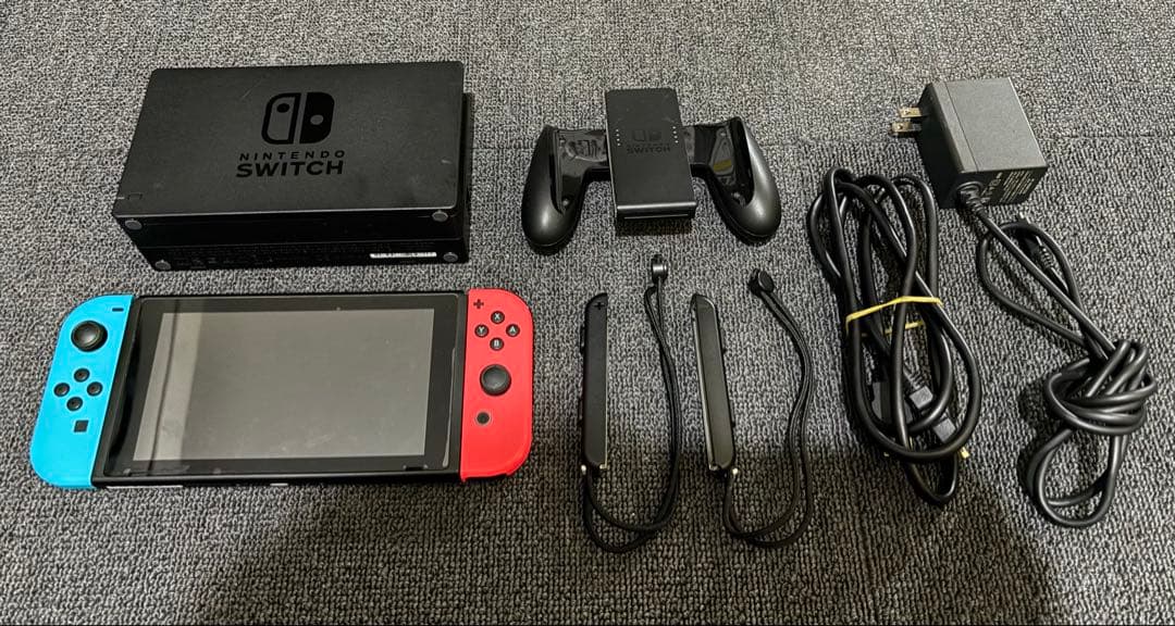 Nintendo Switch 本体 付属品付き【ジャンク品】 画面美品・本文要確認 Nintendo Switch 有機EL 本体 2022年製 付属品完