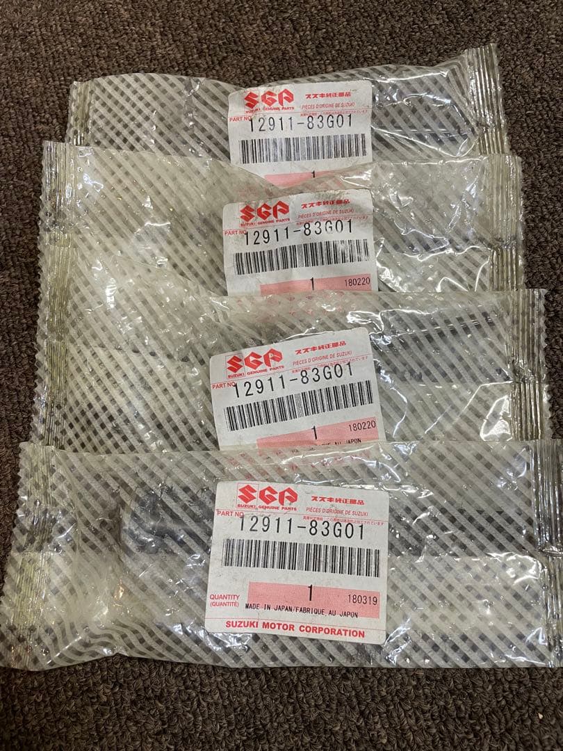 K6A インテークバルブSUZUKI 純正部品 4個セット hsp-parts-com_12915-73g20-01