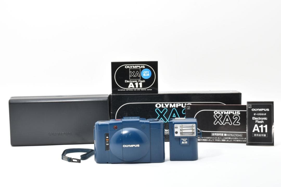 ★希少・極美品★オリンパス XA2 A11 ブルー 元箱付き #1486 ☆希少・極美品☆オリンパス XA2 A11 ブルー 元箱付き #1486 - メルカリ