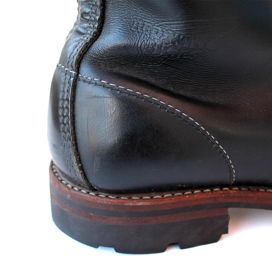 廃番 RED WING 8136 モックトゥ ワークブーツ ブラック クローム