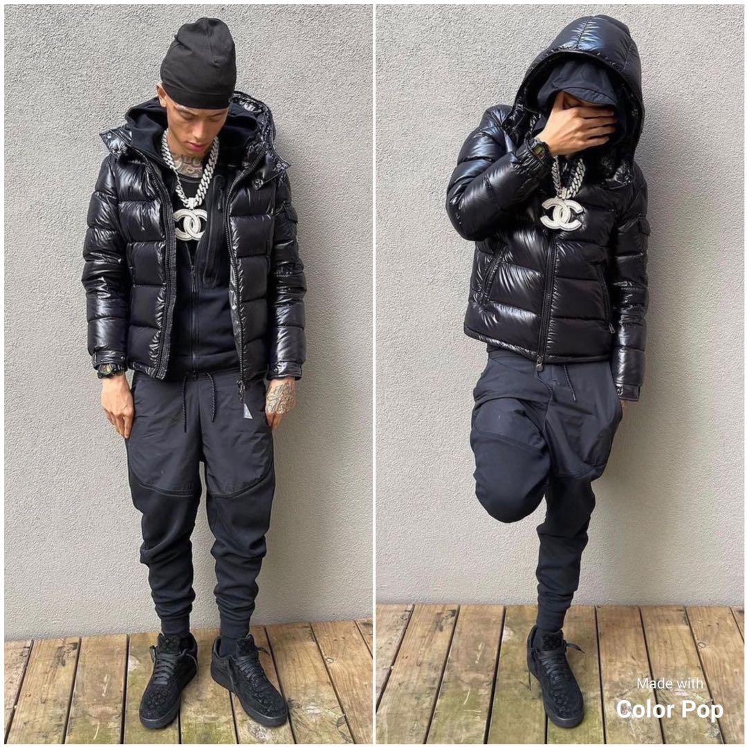 メンズM/S ブラック ウーブン テックフリース セットアップ 廃盤 NIKE