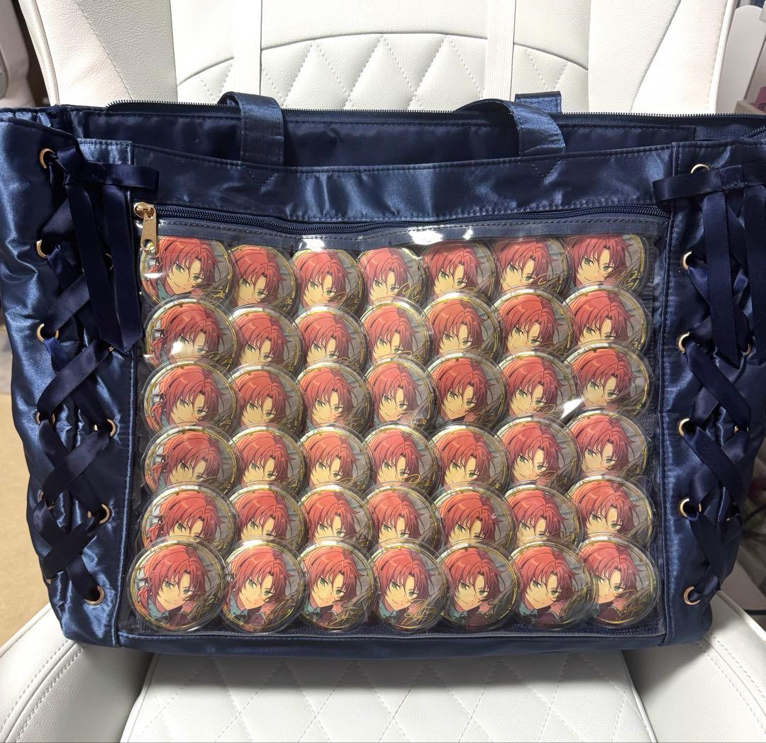 あんスタ 月永レオ 5周年缶バッジ 痛バッグ - メルカリ