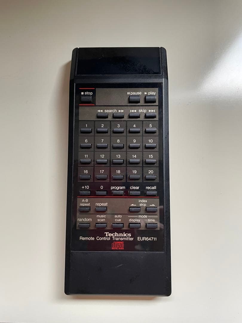 Technics CDプレーヤー用純正リモコン Technics テクニクス EUR64711 CDプレーヤー 純正 リモコン｜Yahoo