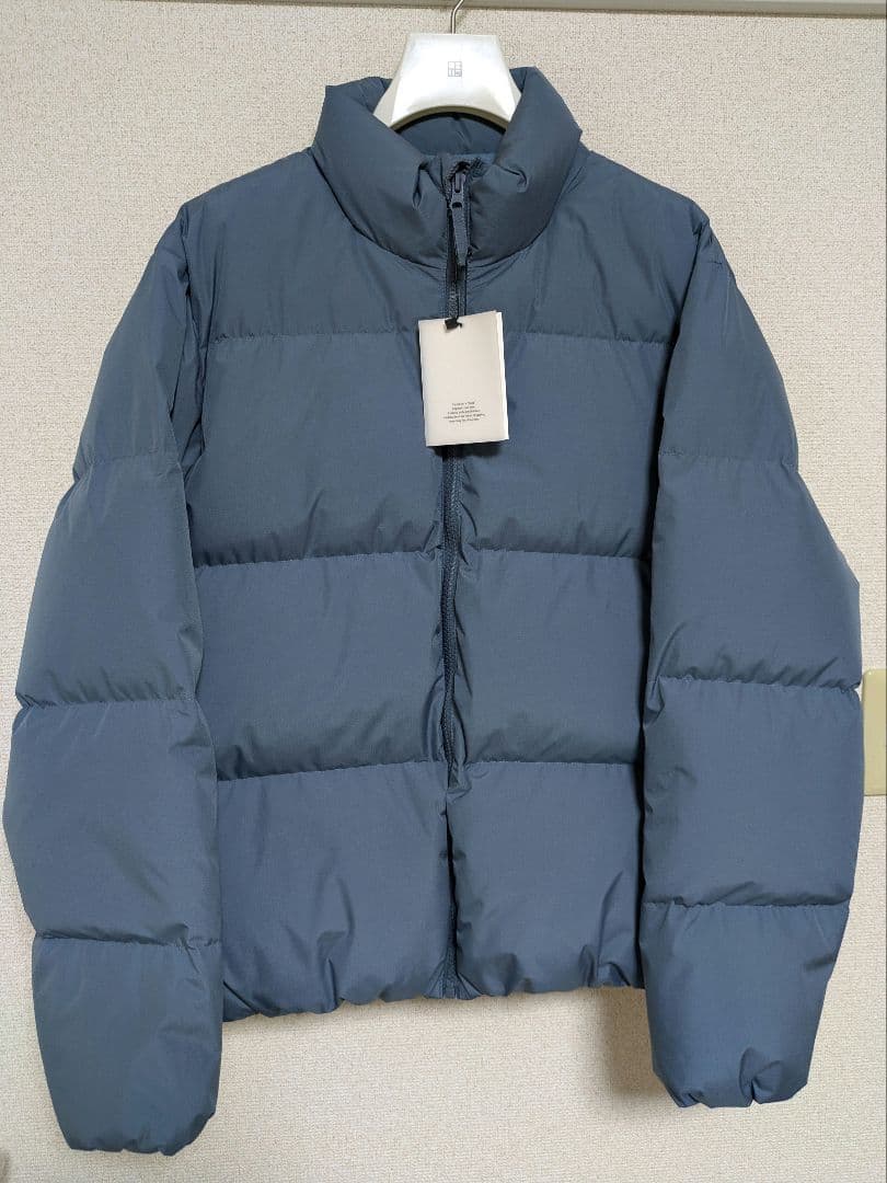未使用タグ付き OHOTORO heritage duck down Mブルー - メルカリ