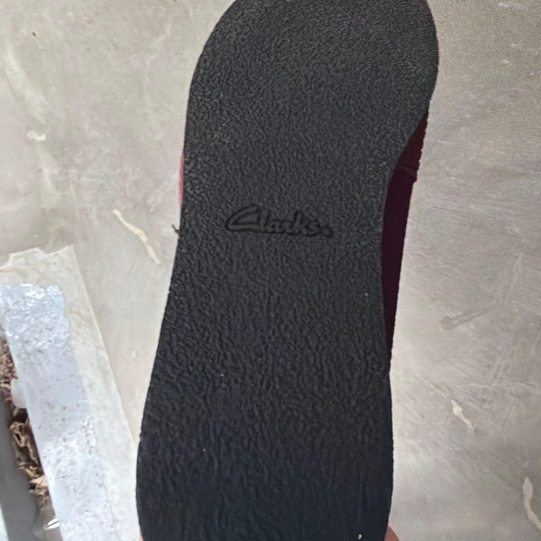 clarks クラークスワラビー パープル uk7 激レア - メルカリ