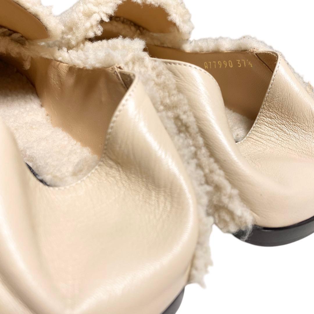 Sergio Rossi セルジオロッシ ボアパンプス フラット スリッパセルジオ