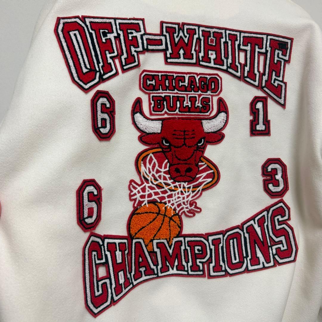 Off-White Chicago Bulls スタジャン サイズ50 - メルカリ