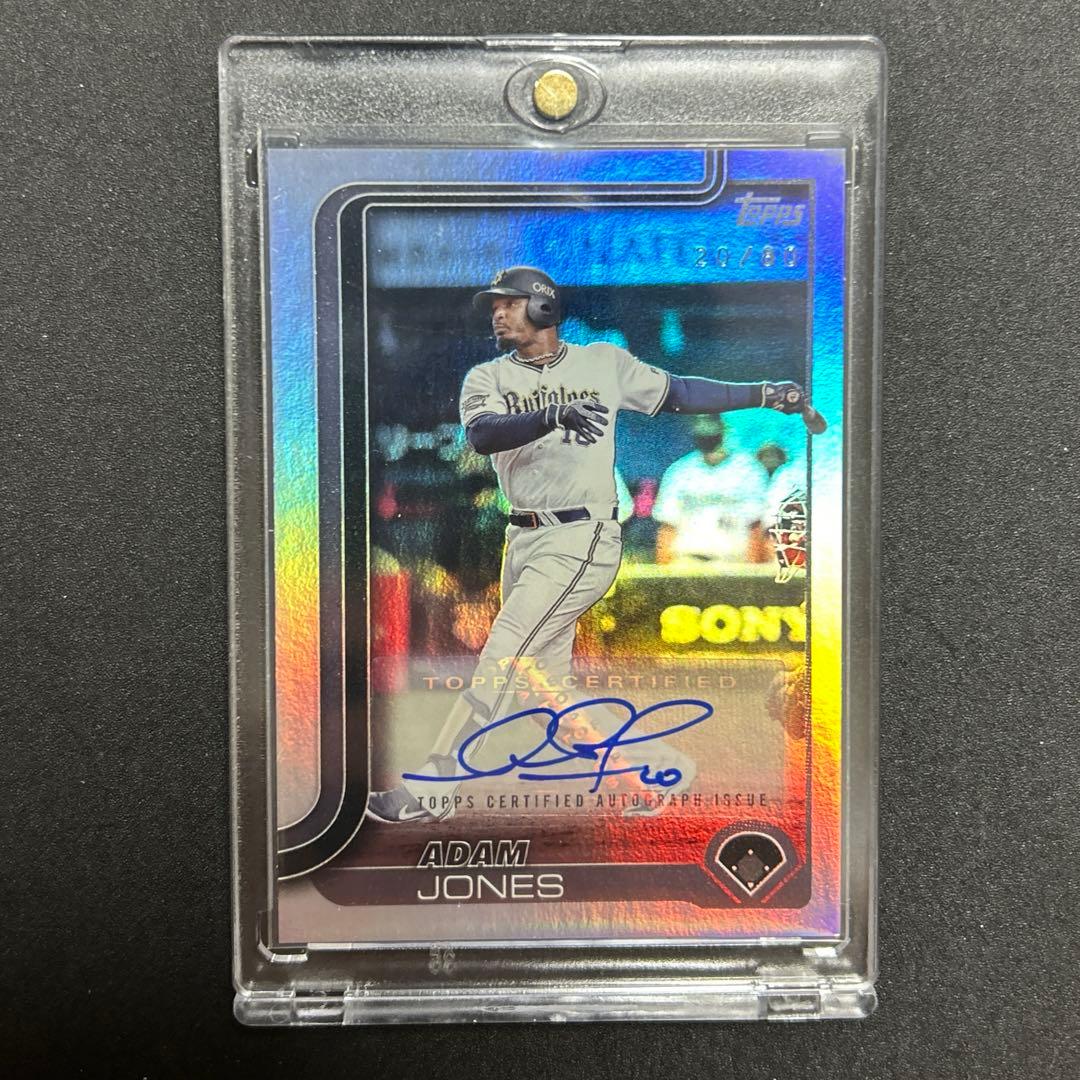 50シリ】topps npb 2025 ADAM JONES サインカード - メルカリ