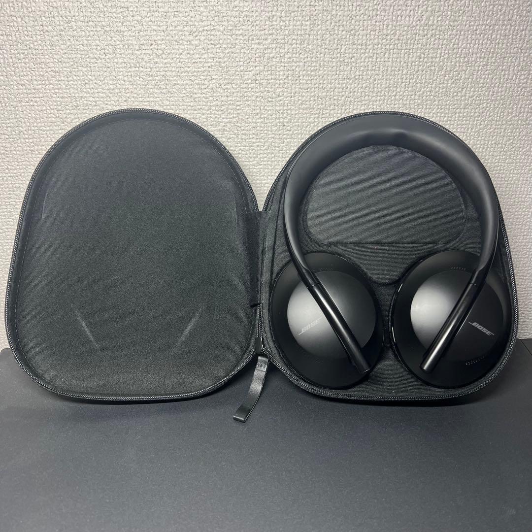 あいう様 Bose NC 700 ブラック ケース・有線プラグ付