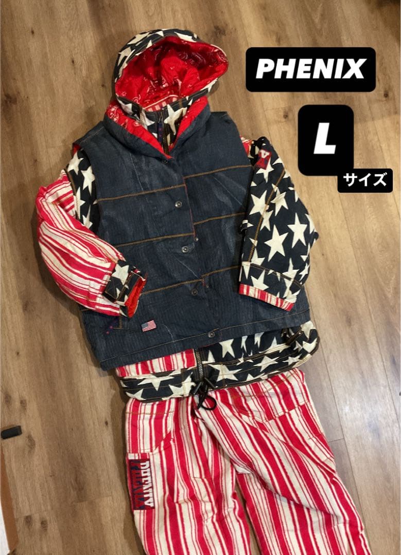 スノーボード、スキーウェア PHENIX 上下 フェニックス（PHENIX） スキーウェア 上下セット メンズ Solid