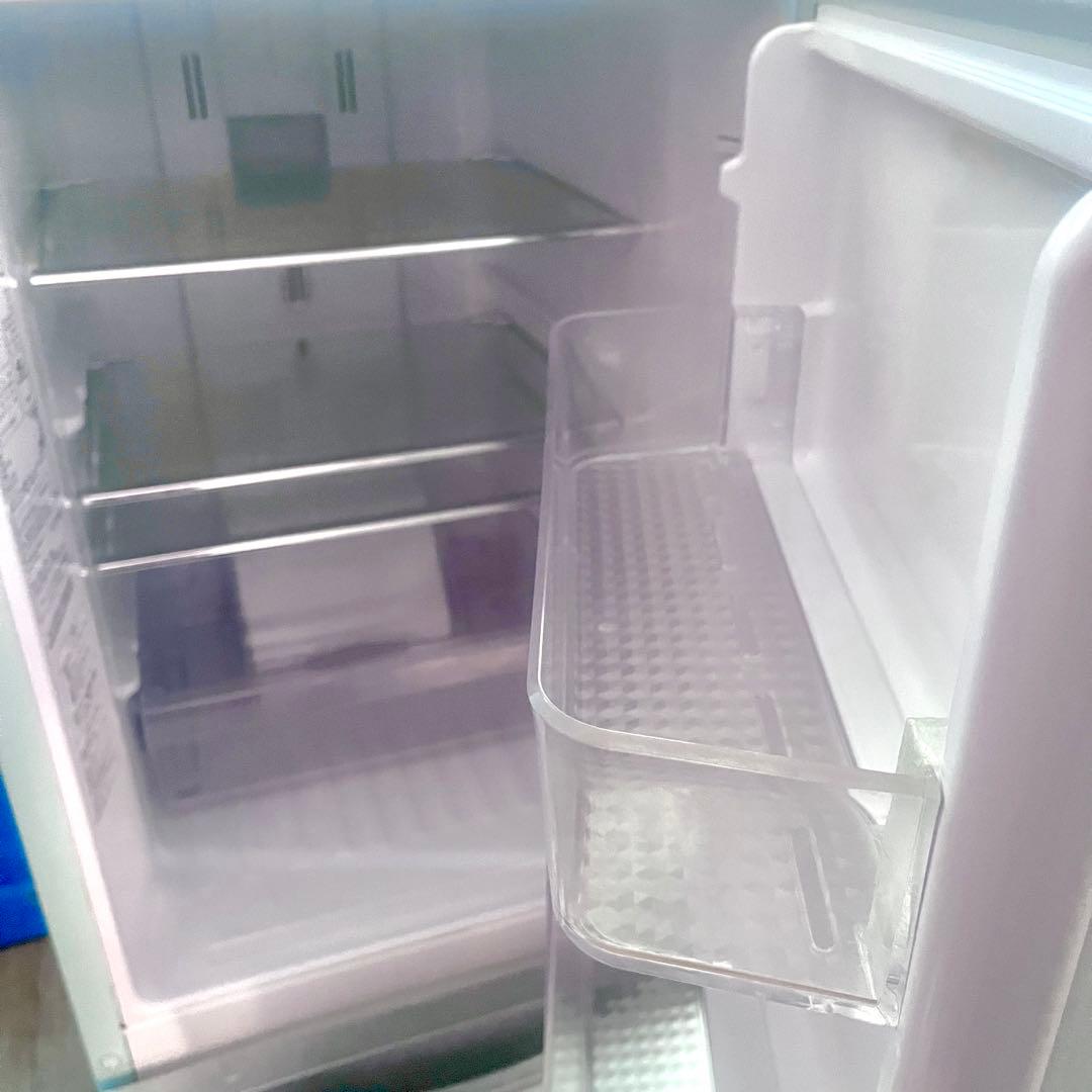 アクアミント】レトロ 冷蔵庫150L 2ドア冷蔵庫 DR-C15AM - メルカリ