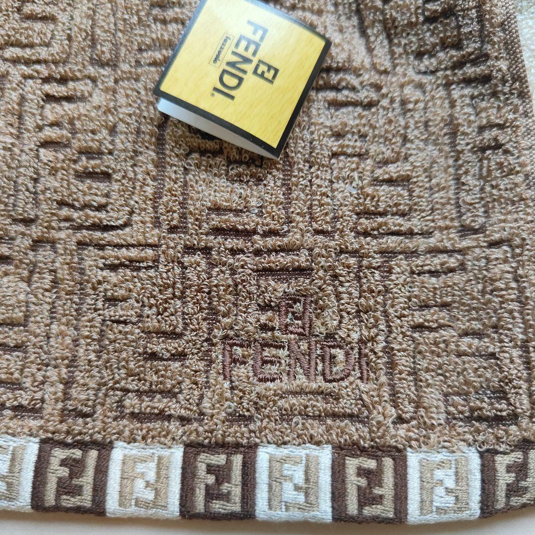 未使用 FENDI フェンディ タオルハンカチ 2枚 セット ズッカ ミニ
