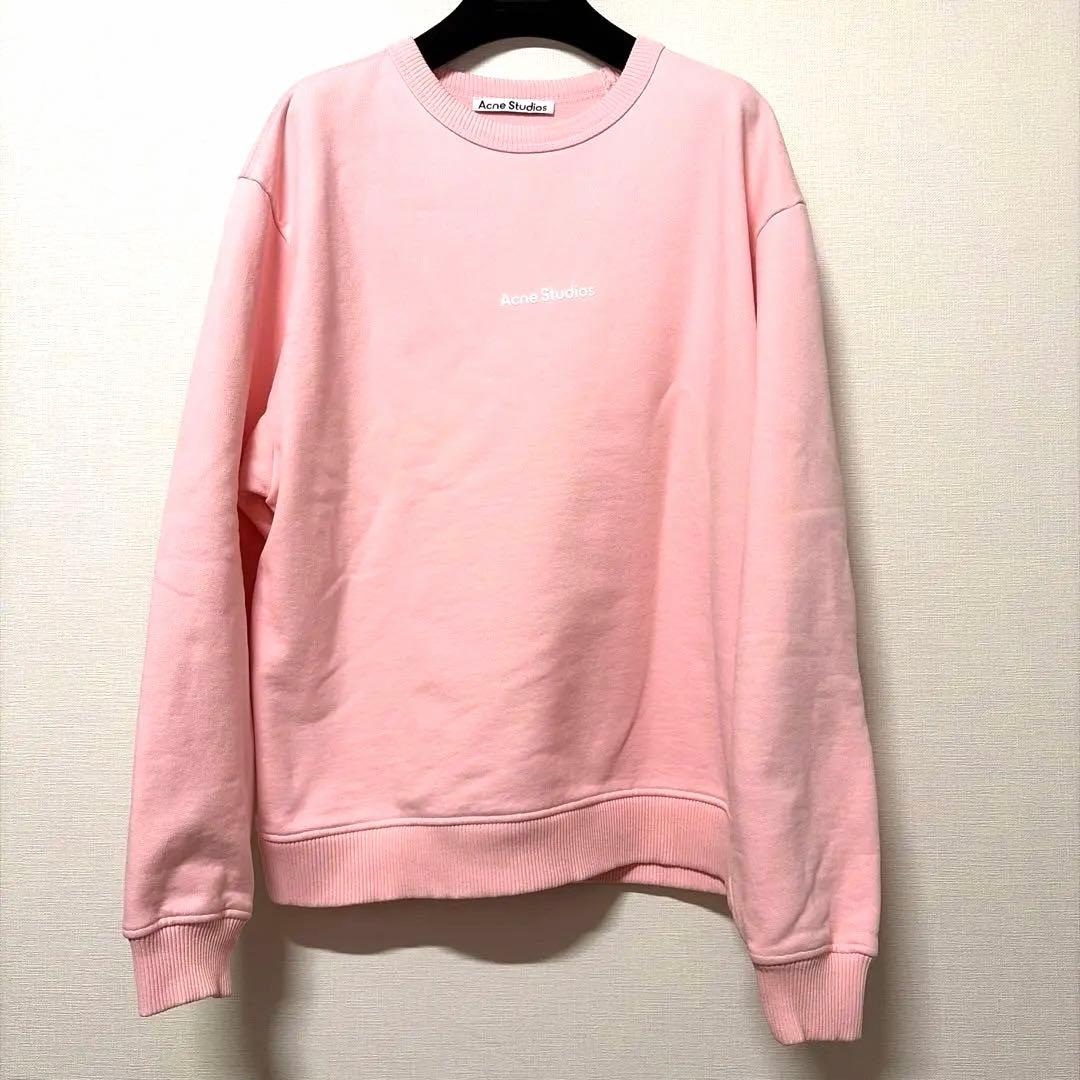 ⭐︎新春SALE⭐︎アクネストゥディオス ロゴスウェット ピンク
