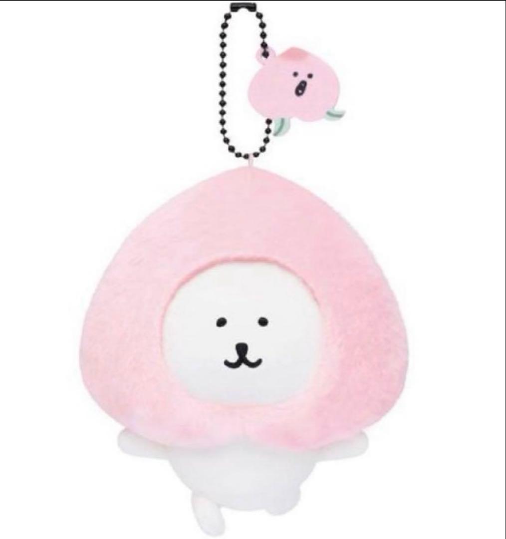 ナガノのくま ぬいぐるみ マスコット 桃 アボカド たこつき ステッカー