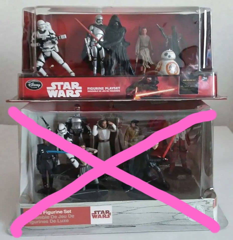 スターウォーズ フィギュアセット赤 新品未使用 USディズニーストア